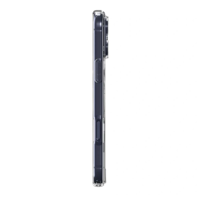 Mbulesë telefoni Spigen Ultra Hybrid MagSafe për iPhone 17 Pro Max, transparente graphite