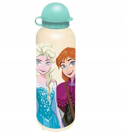 Shishe uji alumini Frozen Elsa, 500ml, shumëngjyrëshe