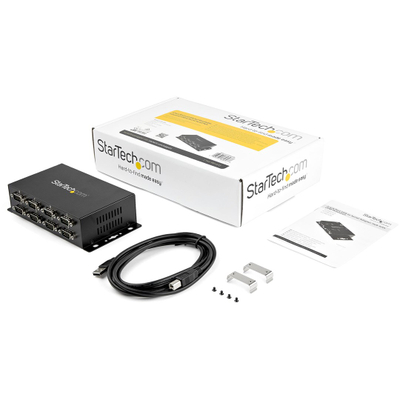 Qendër StarTech ICUSB2328I, USB n' 8 porta RS232, e zezë