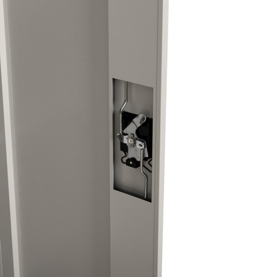 Dollap  metalike Duron 2-derë 90×40×190 Hcm (HM11979), gri