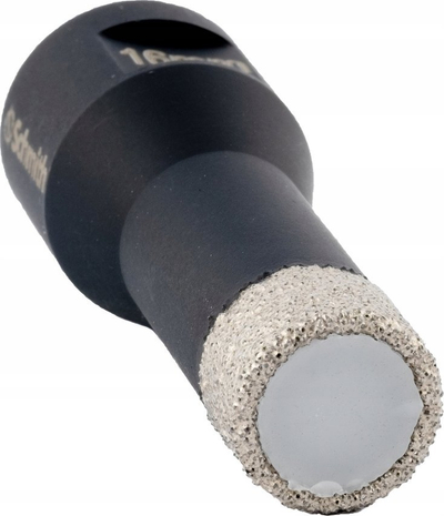 Freza me diamant Schmith Diamond Hole Saw M14, 16mm, për pllaka, e zezë
