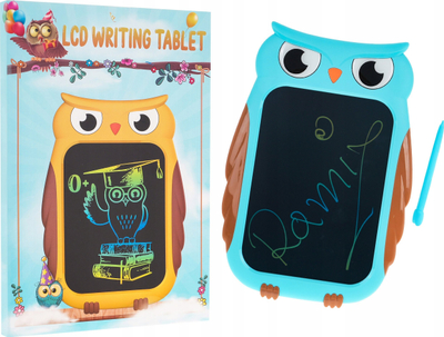 Tablet vizatimi Funny Owl, 8.5", për kalamaj, shumëngjyrësh