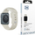 Rrip ore 3mk Silicone për Apple Watch, silikon, 42 45mm, bezhë