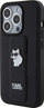 Mbulesë telefoni Karl Lagerfeld Gripstand Saffiano Choupette Pins, për iPhone 14 Pro, e zezë