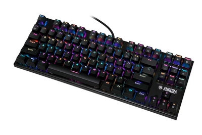 Тастатура iBOX Aurora K-2R, Blue Switch, RGB, црна