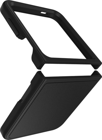Mbulesë telefoni OtterBox Thin Flex Series për Galaxy Z Flip6, shumë e hollë, mbron nga rëniet, e zezë