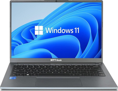 Лаптоп NTT Book B14IP, 14.0", Intel Core 5-1235U, 8GB RAM, 256GB SSD