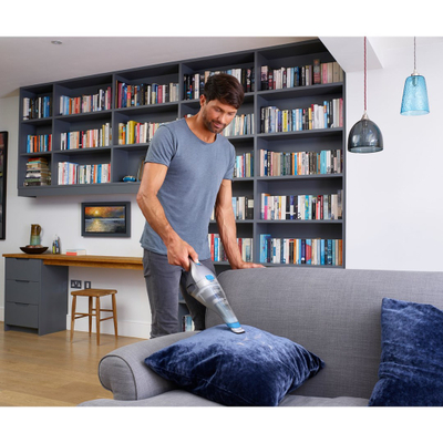 Fshesë dore me bateri Black+Decker NVC215WA-QW, 10.8V, pa kabllo, gri