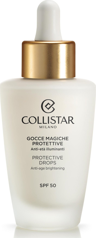 Pika mbrojtëse për fytyrë Collistar Protective Drops, SPF50, 50ml, pa ngjyrë