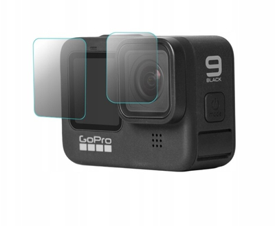 Mbrojtës xhami Sunnylife GO-GHM648-1 për GoPro Hero 9 10 11, set 3 në 1, për ekran dhe lente, transparent