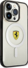 Mbrojtëse telefoni Ferrari Outline MagSafe për iPhone 14 Pro Max, transparente