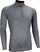 Bluzë sportive Avento për meshkuj, mëngë të gjata, zinxhir gjysmë, blu navy melange