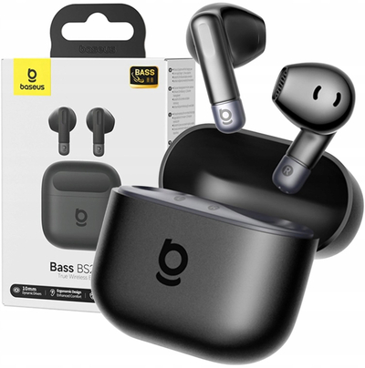 Kufje wireless Baseus Bass BS2 Lite, True Wireless, IP55, të zeza