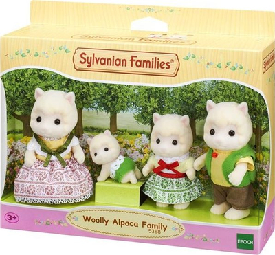 Set lodrash Sylvanian Families Woolly Alpaca Family, 4 figura, 3+