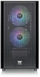 Kase kompjutri Thermaltake Versa H16 TG ARGB, Micro Tower, 3 ventilatorë 120mm ARGB, e zezë