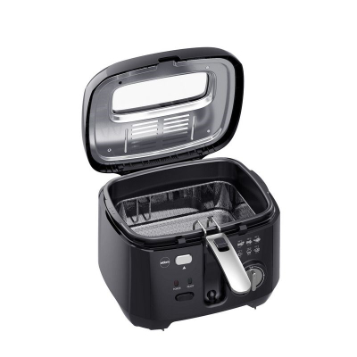 Fritezë me vaj Eldom FR18, 2.5L, 1800W, e zezë