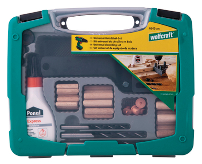 Set i kunjave te drurit WOLFCRAFT (4645000)