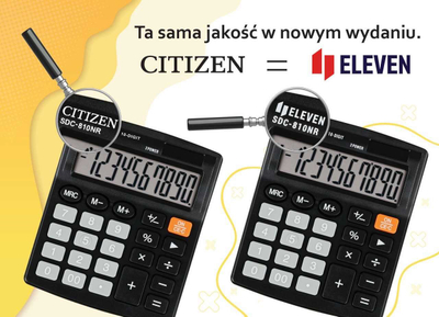 Kalkulator tavoline Eleven Eleven CMB1201-BK, 12 shifra, energji duale, i zi