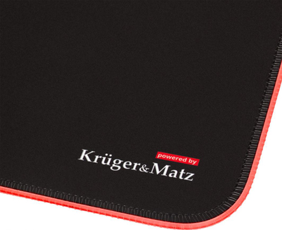 Mauspad Kruger & Matz Warrior, 25 x 35 cm, e zezë