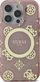 Mbulesë telefoni Guess IML Peony 4G MagSafe për iPhone 16 Pro 6.3", rozë