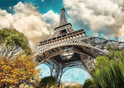 Puzzle Trefl Premium Plus, 1000 copa, Kulla Eifel Paris