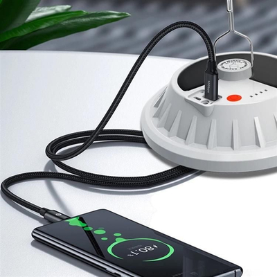 Llambë kampingu LED Solar, 60 LED, USB power bank, e bardhë
