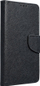 Kapak telefoni Fancy Book Case për Xiaomi Redmi Note 13 Pro Plus 5G, kapak libri me magnet, i zi