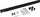 Rail karburanti TurboWorks Toyota 2JZ GE, alumini 6061T6, presion i lartë, i zi
