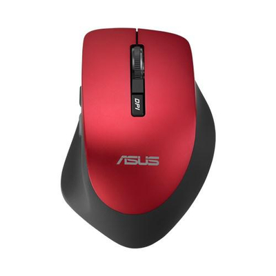 Mouse ASUS WT425, wireless, 1600 dpi, i kuq