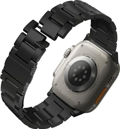 Rrip ore Uniq Osta Case për Apple Watch, çelik inox, 42 44 45 49mm, argjendtë