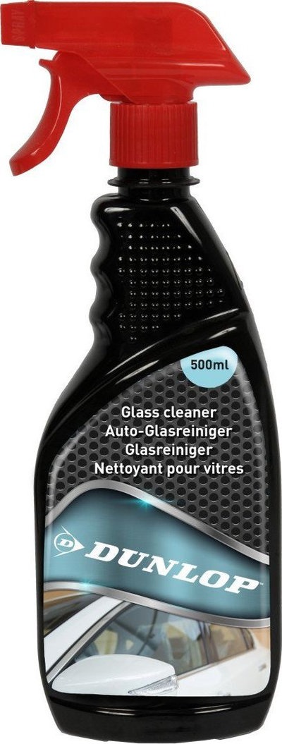 Pastrues xhamash Dunlop Glass Cleaner, 500 ml, me shpricë, zi e kuqe