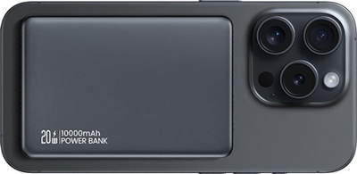 Power bank Usams CY Series CD242, 10000mAh, безжично магнетно полнење 20W, црна