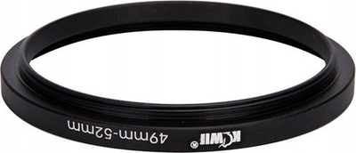 Unazë adapteri KIWI SU, 49mm në 52mm, metal, e zezë