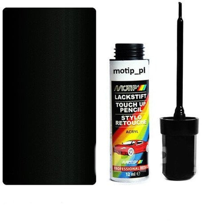 Set bojërash makinash MOTIP 951025, penë 12 ml, primer kundra ndryshkut 400 ml, e zezë dhe kafe e kuqërremtë