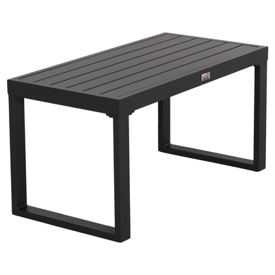 Tavolinë anësore lezho Sentry HM6275.03, alumin, 87×43.5×45cm, gri e errët