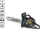Sharrë motorike Grunder TT CS5800, 2.3kW, shufër 45cm, portokalli