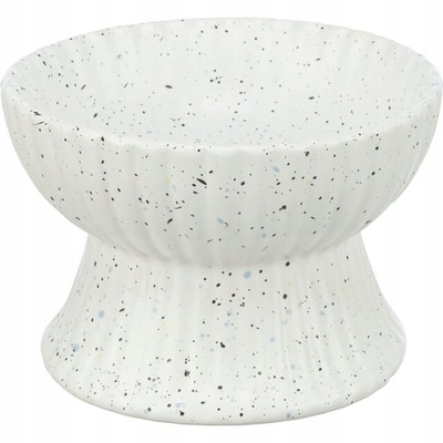 Tas i ngritur për mace Trixie Ceramic, 200 ml, 13 cm, i bardhë