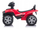 Jeep lodër Kathay Haster 551-G, ride-on quad, tinguj dhe drita, i kuq