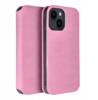 Куќиште за телефон Futera Dual Pocket за Samsung Galaxy S25 Plus, тип книга, со џебови, розова