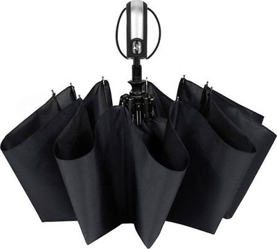 Чадор BQ13F Umbrella, автоматски, преклопен, црн