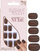 Set thonj artificialë Elegant Touch Nude Squoval Cocoa, 24 cope, ngjyrë kafe nude
