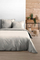 Mbulese jorgani LOVELYCASA STOF, 200 x 200 cm, 100% pambuk, krem