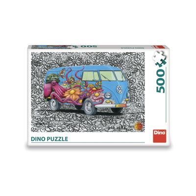 Puzzle Dino Hippies VW, 500 pjesë, 10+ vjeç