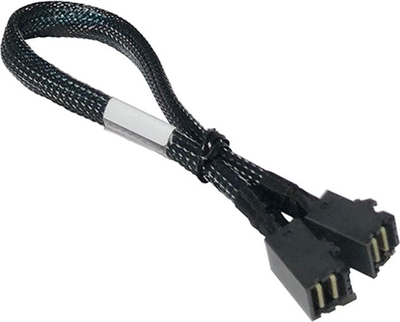 Kabllo HighPoint 8643-8643-060, SFF-8643 në SFF-8643, NVMe U.2, 0.6m, e zezë