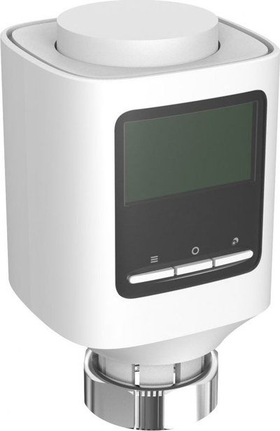 Kokë termostati smart Woox R7067, ZigBee 3.0, me telekomandë, e bardhë