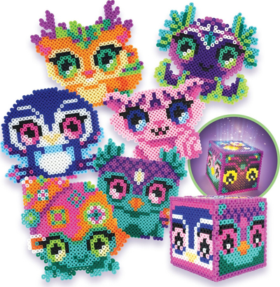 Set krijues Nebulous Stars Melty Bead, 4500 rruaza, 6 figura, shumëngjyrësh