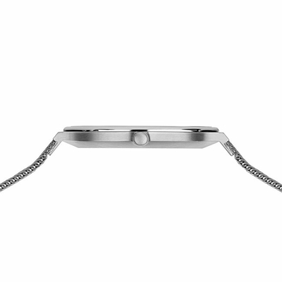 Orë grash Bering Ultra Slim 18434-000, e argjendtë