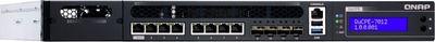 Pajisje virtualizimi rrjeti QNAP QuCPE-7012, Intel Xeon D, 1U rack, e zezë