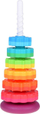 Kullë spirale shumëngjyrëshe Colorful ZA5286, lodër sensoriale grumbulluese