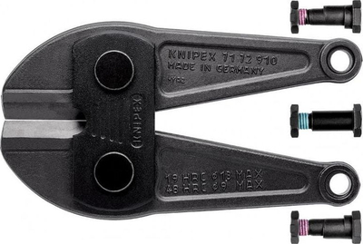 Kokë prerëse rezervë Knipex 71 79 910, me vida, për materiale deri 48 HRC